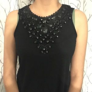 Beautiful Black Bib Necklace